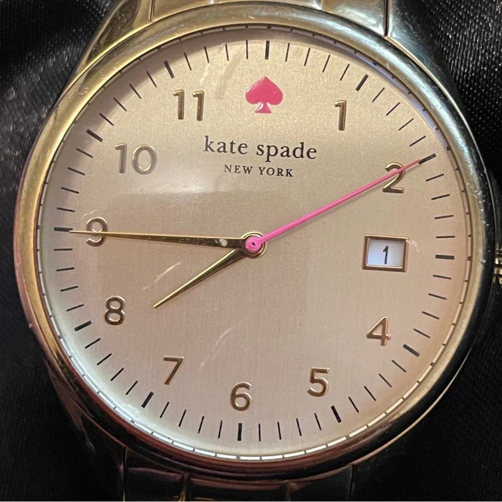 Kate Spade watch with Pink Spade and date